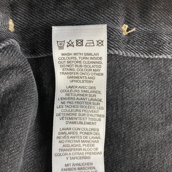 ASOS Button-Front Black Mini Skirt - Picture 10 of 10